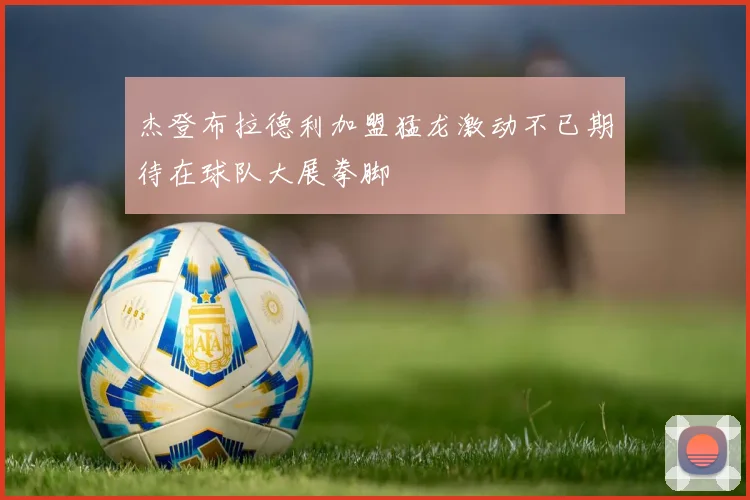 杰登布拉德利加盟猛龙激动不已期待在球队大展拳脚